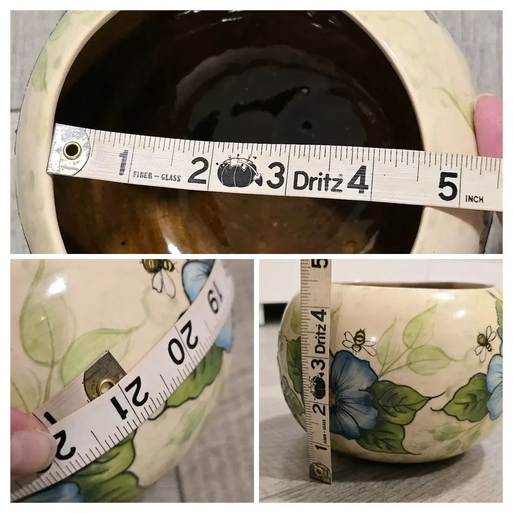 Handmade Pottery African Violet Planter Pot 